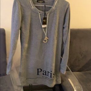 can be a dress or sweatshirt